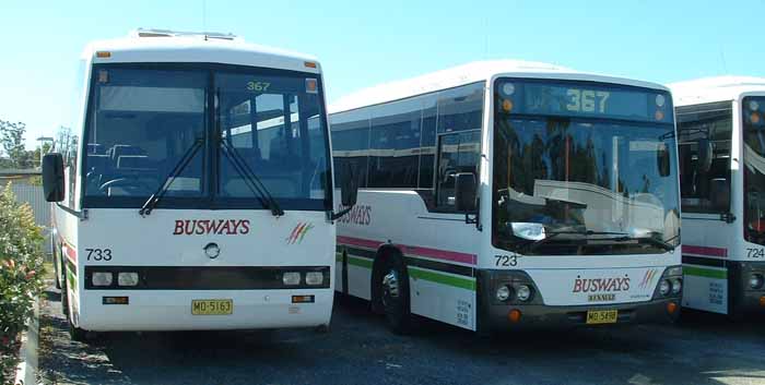 Busways Renault PR100 NCBC 733 Custom CB50 723